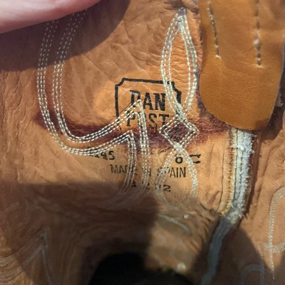 Dan Post Brown Heeled Boots - Picture 15 of 15